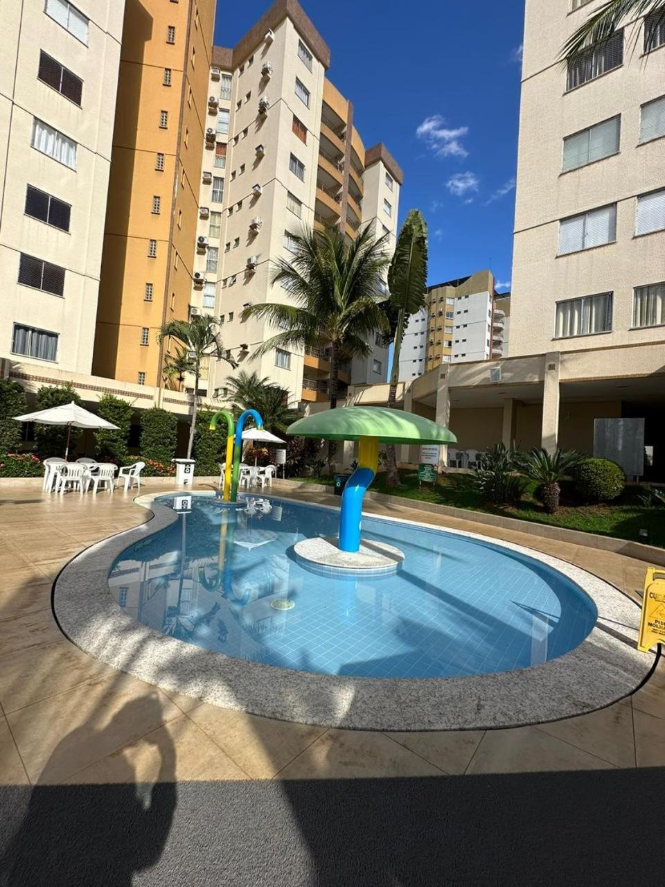 Caldas Novas - Prive Das Thermas II - Apto 3 Quartos - Parque Aquatico公寓式酒店 外观 照片