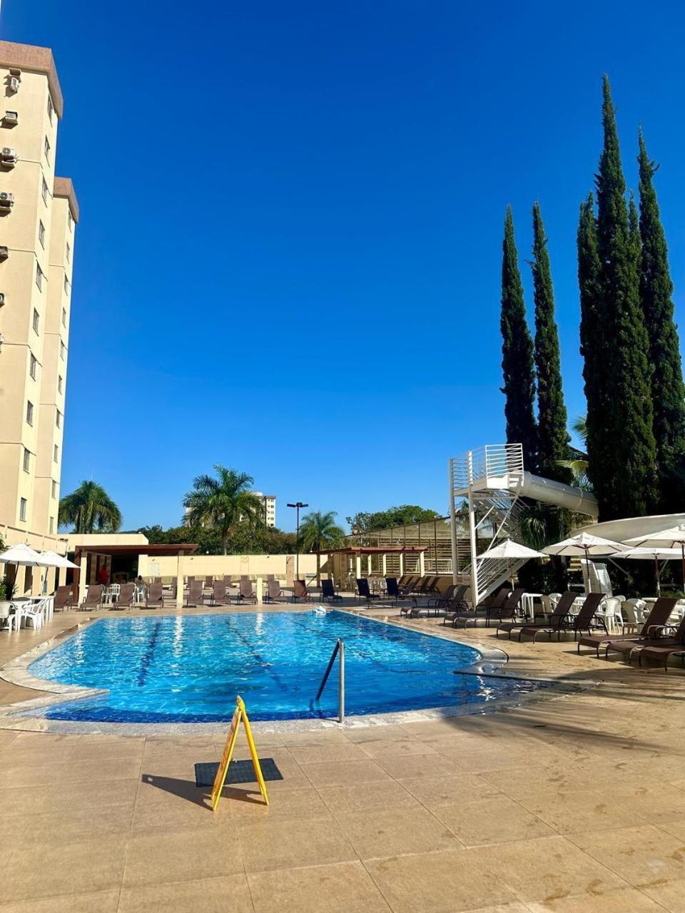 Caldas Novas - Prive Das Thermas II - Apto 3 Quartos - Parque Aquatico公寓式酒店 外观 照片